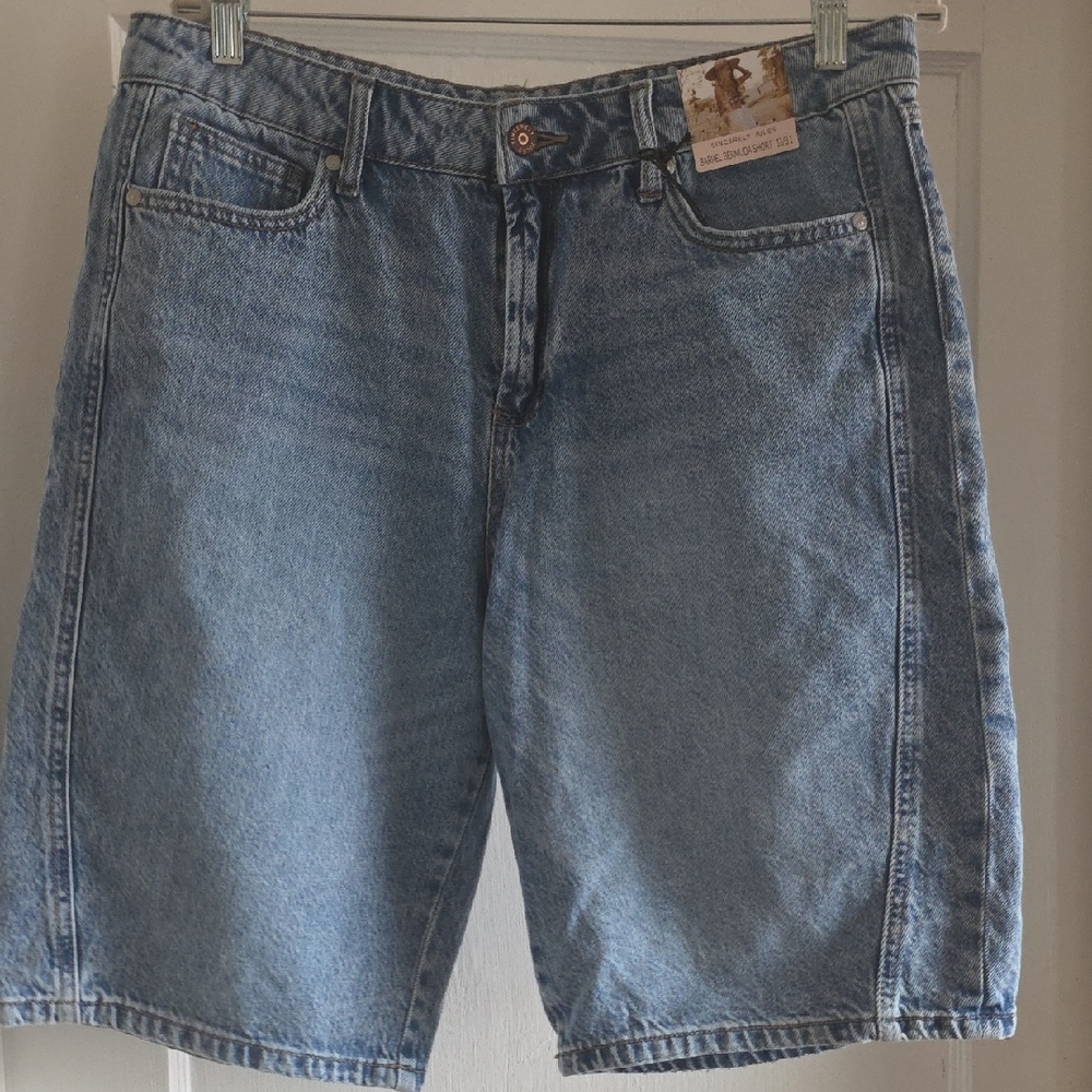 Sincerely Jules Barrel Denim Shorts, Sz 13/31
